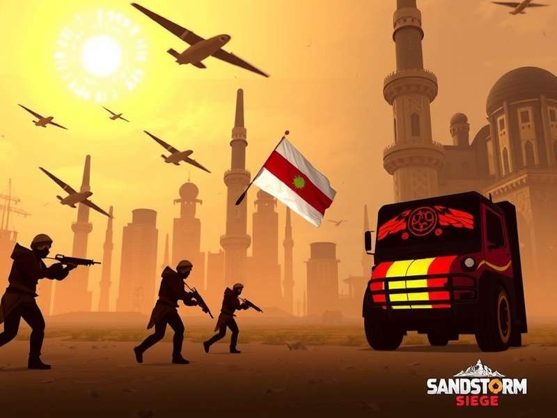 Intense battle in Sandstorm Siege India Edition Sandstorm Siege India Edition gameplay screenshot