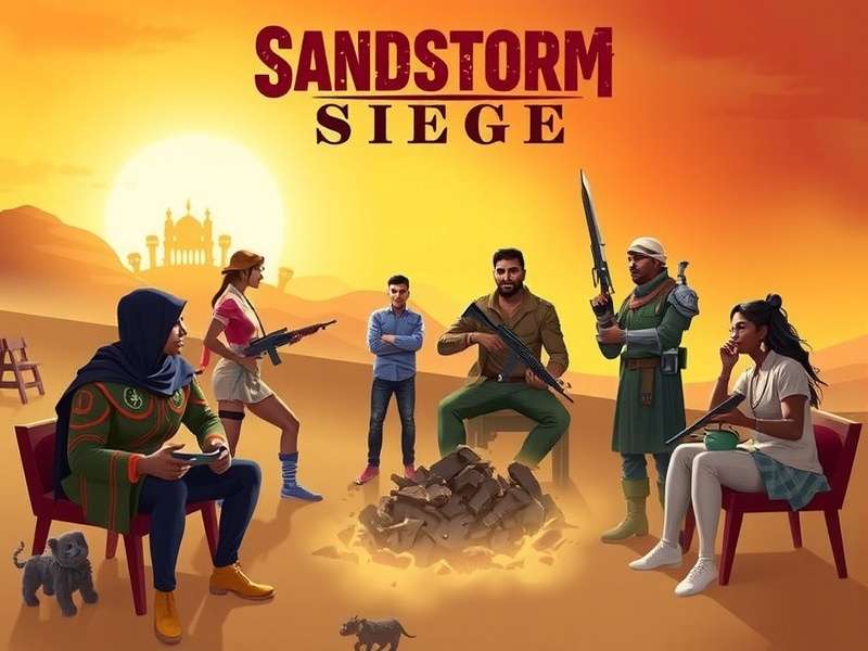 Active Indian gaming community Indian players discussing Sandstorm Siege